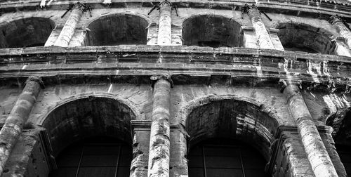 Low angle view of old building