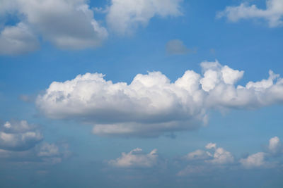 Low angle view of clouds in sky