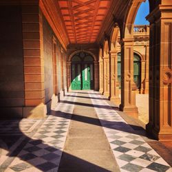 Corridor of building