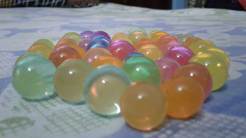 Close-up of multi colored candies