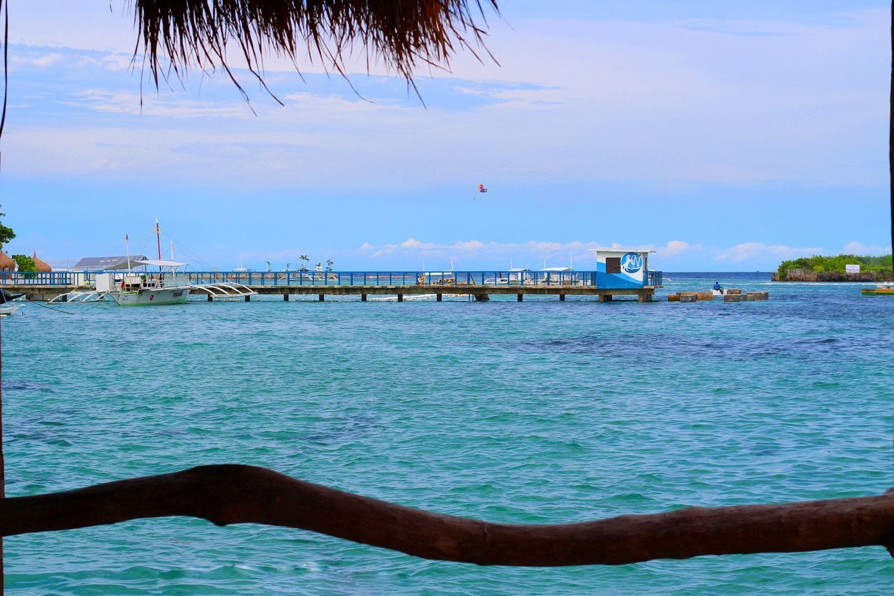 SCENIC VIEW OF SEA AGAINST BLUE SKY