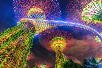 Light painting at night