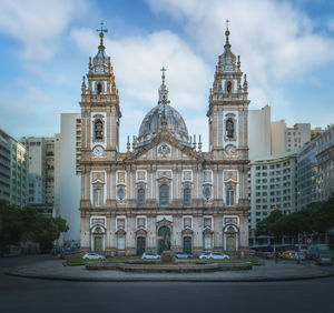 Low angle view of church