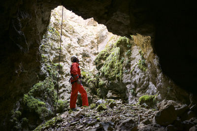 Caving in spain