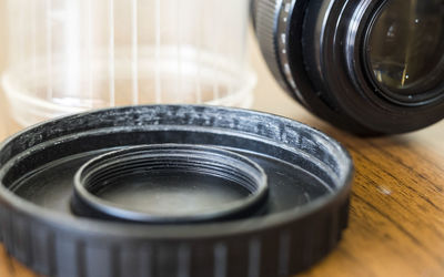 Close-up of black coffee in glass