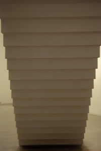 Close-up of stacked stack