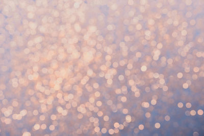 Defocused image of illuminated christmas lights