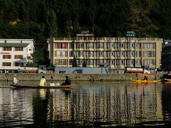 Boats in water