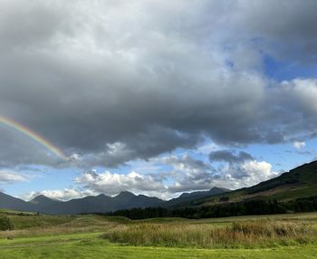 Scenic view of landscape against sky