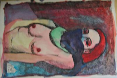 Close-up portrait of young woman