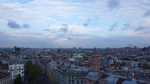 Cityscape against sky