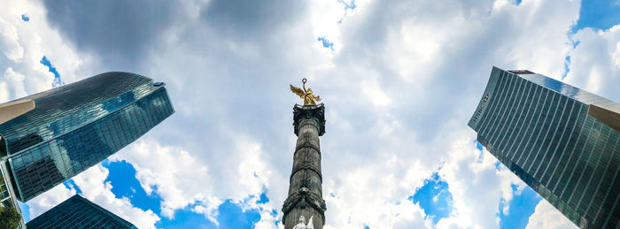 Low angle view of building against sky