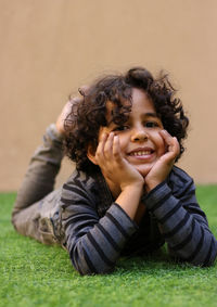 Portrait of a smiling girl