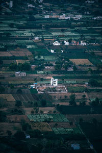 High angle view of landscape