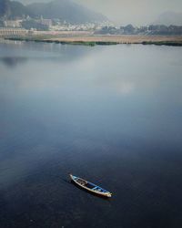 Boats in sea