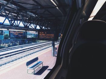 Railroad station platform