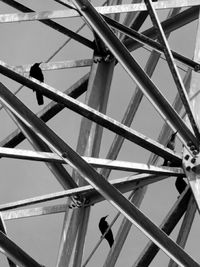 Low angle view of bridge against sky