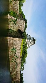 Low angle view of historical building against sky