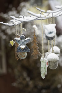 Close-up of chandelier