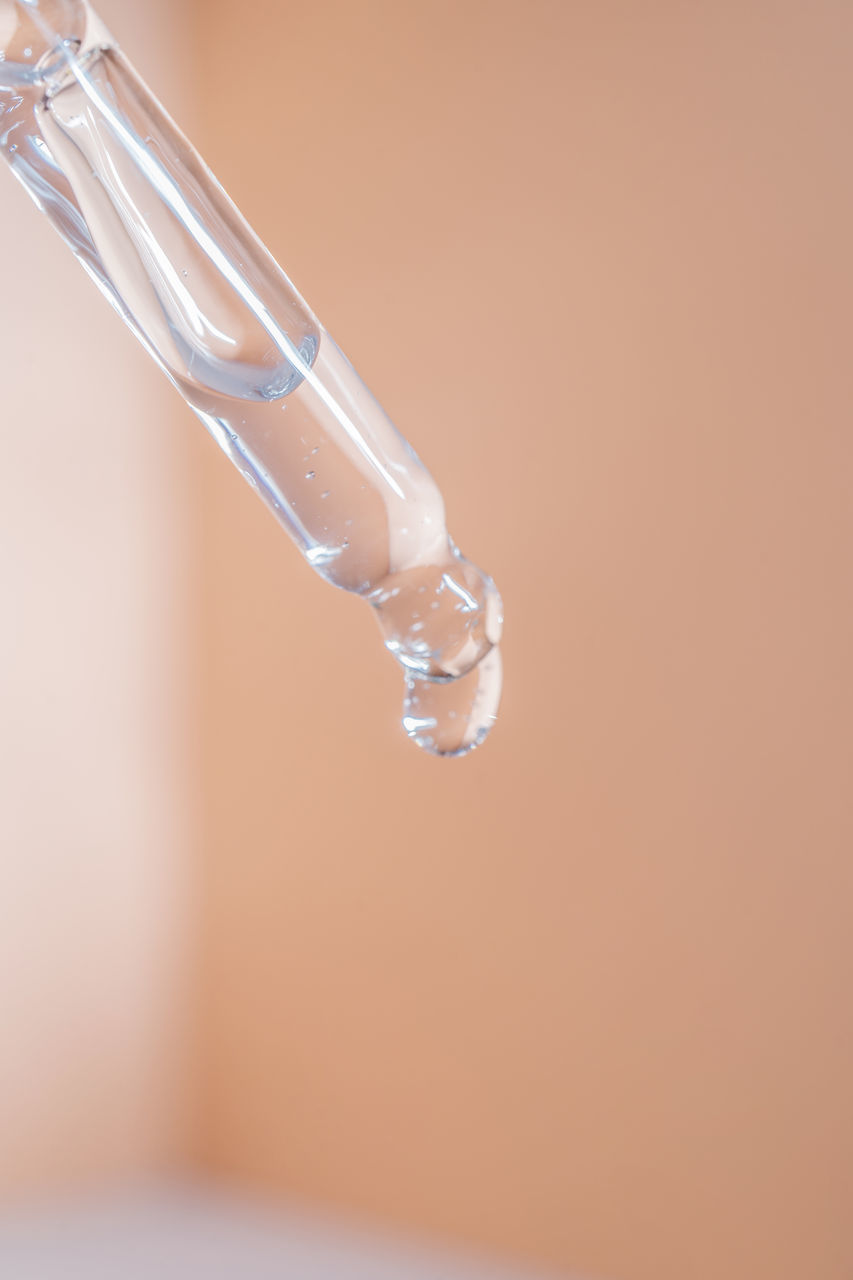 CLOSE-UP OF DRINKING WATER