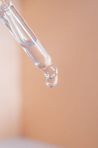 Close-up of glass of water