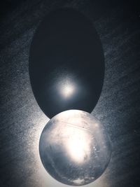 Close-up of illuminated light bulb