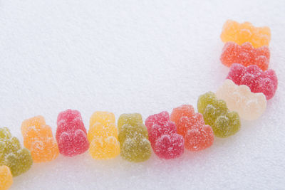 Close-up of multi colored candies