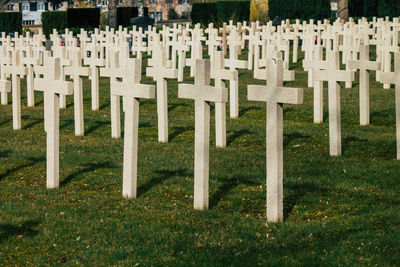 View of cemetery