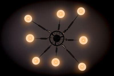 Close-up of illuminated light