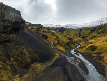 Scenic view of landscape against sky