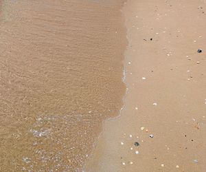 Full frame shot of wet sand