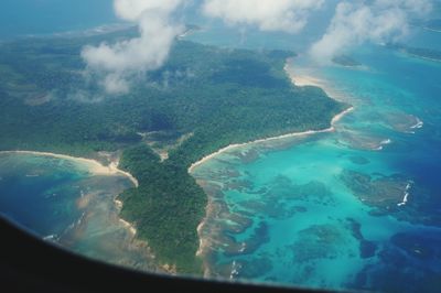 Aerial view of landscape