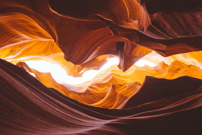 View of rock formations