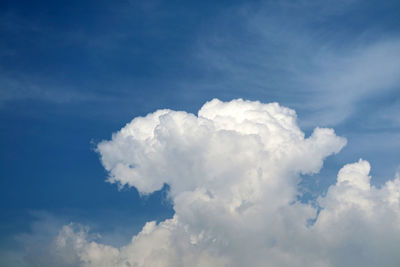 Low angle view of clouds in sky
