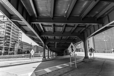 Under pass of bridge