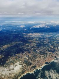 Aerial view of landscape