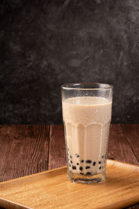 Close-up of coffee on table