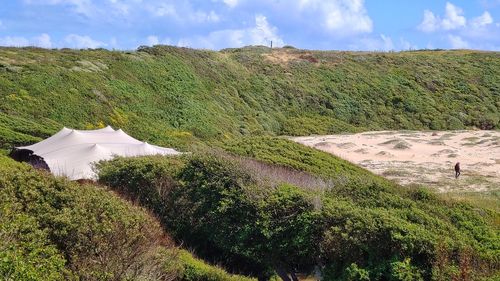 Scenic view of landscape against sky