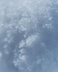 Full frame shot of snowflakes