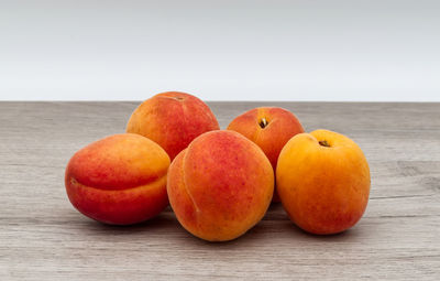 Close-up of fruits on table