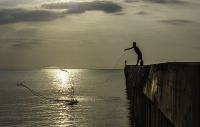 Sow nets in the morning.