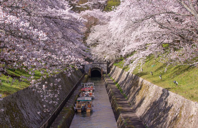 Lake biwa canal in japan