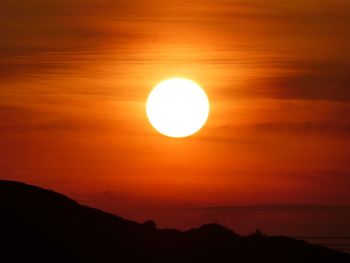 Hebridean sunset sky