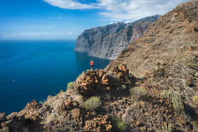 Los gigantes cliffs - acantilados de los gigantes in tenerife, canary islands, spain