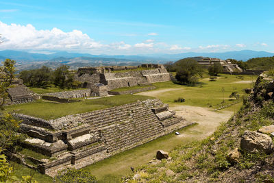 View of old ruins against sky