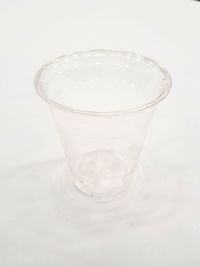 Close-up of water against white background