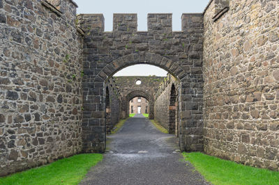 Corridor of historic building