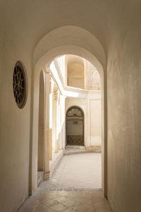 Corridor of historic building