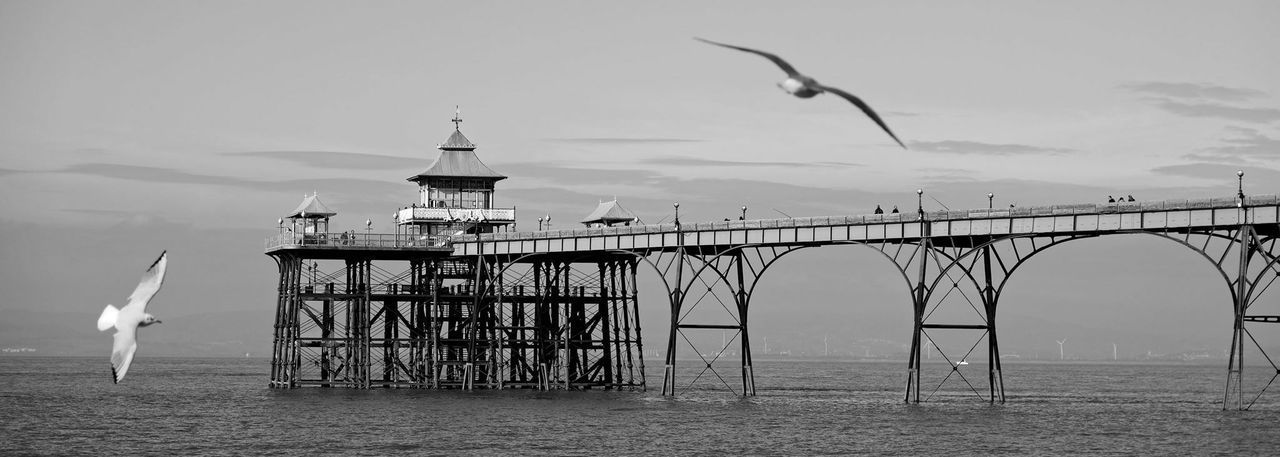 VIEW OF BRIDGE OVER SEA