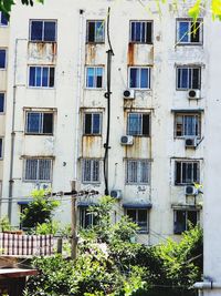 Low angle view of residential building